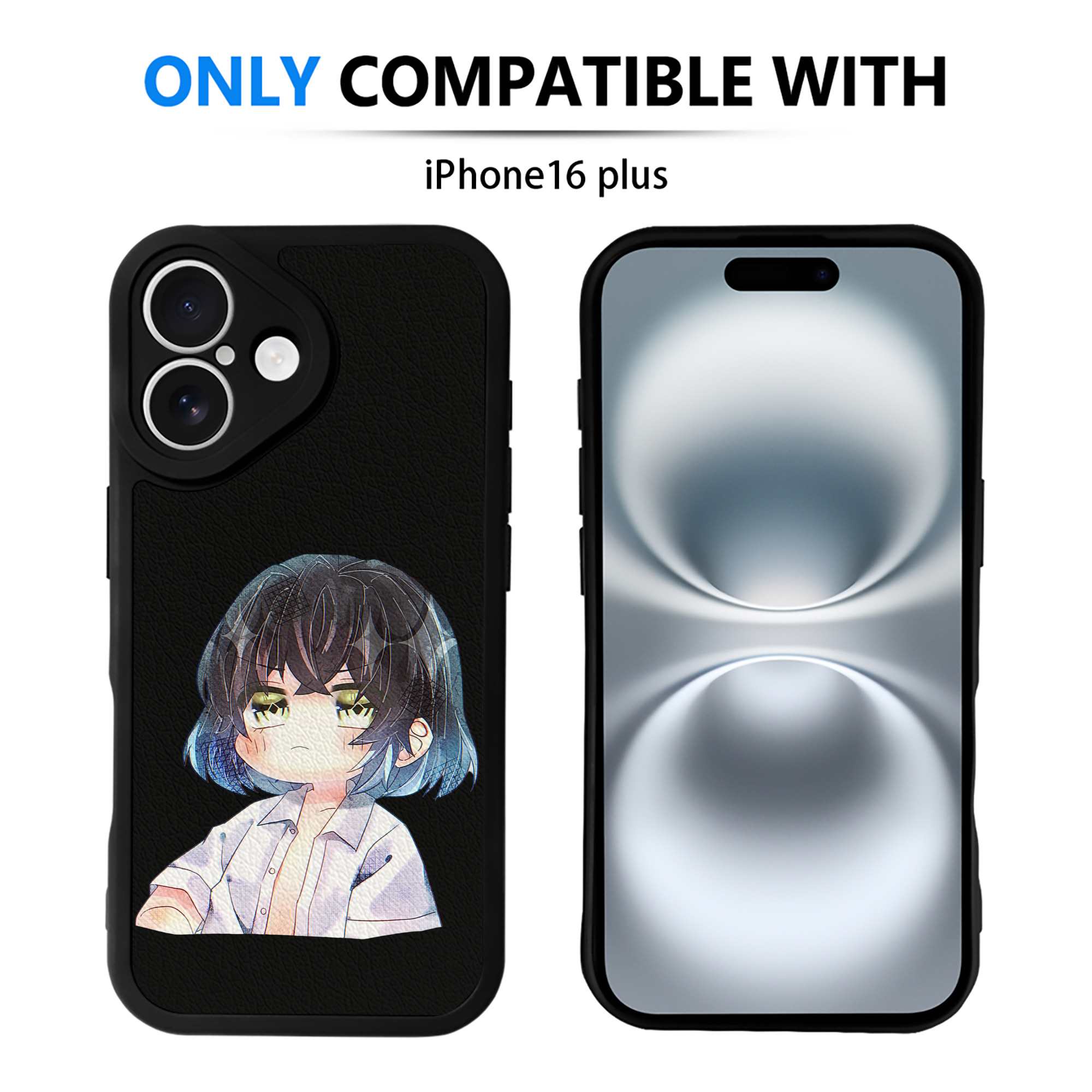 （画像用） 鬼滅の刃（きめつのやいば）嘴平 伊之助／はしびら いのすけ Hashibira Inosuke 【iPhone 16シリーズ対応】シリコンスマホケース（レザー調） 材質：シリコン